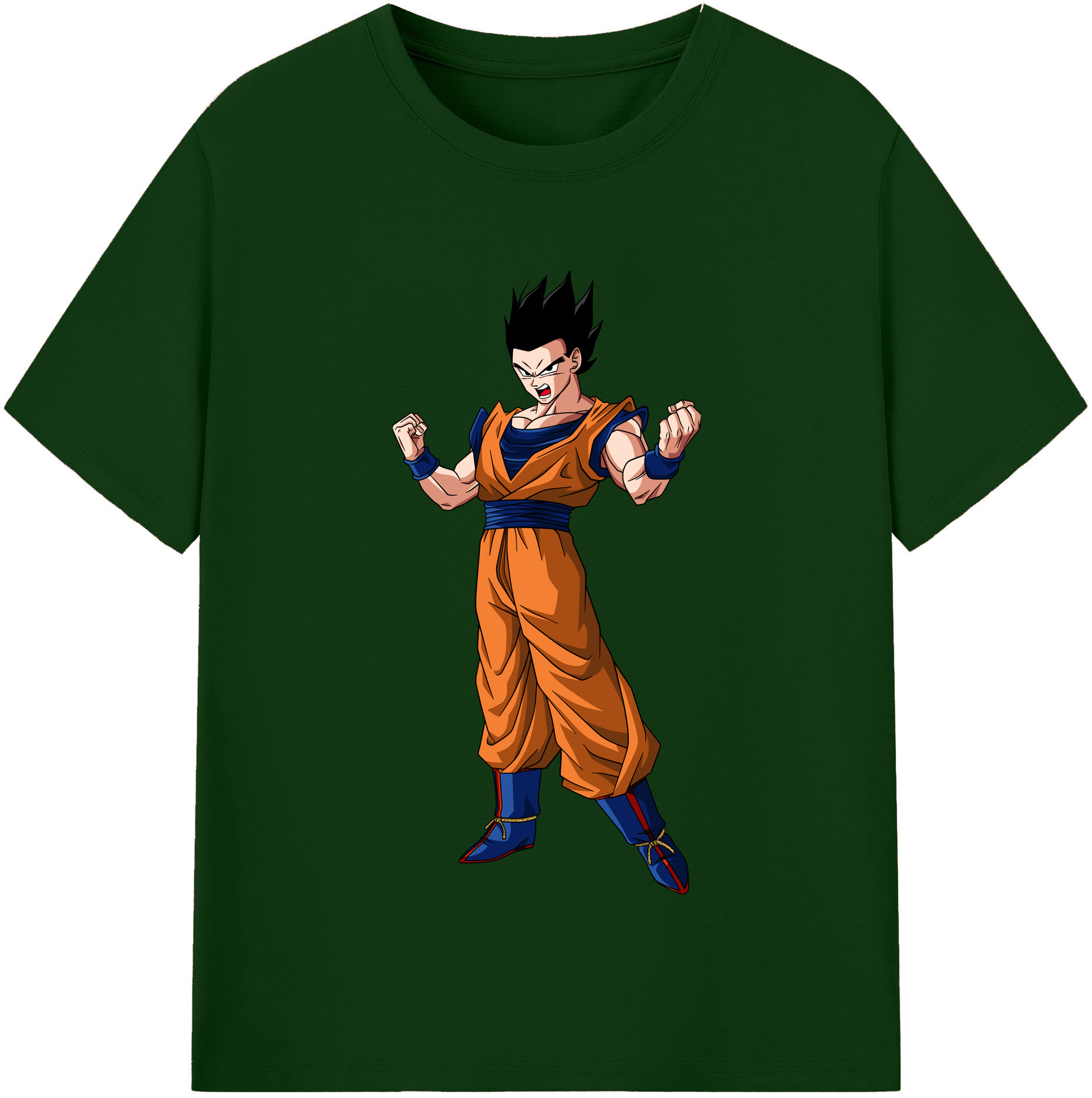 （画像用） ドラゴンボール 孫 悟飯（そんごはん）DRAGON BALL Son Gohan 綿100％半袖Tシャツ（フロントプリント）